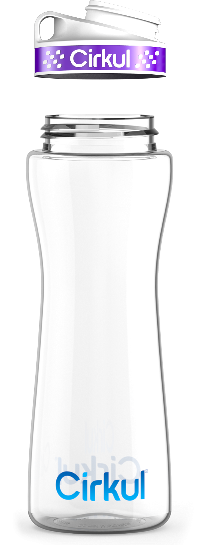 Custom 22oz. Plastic Bottle & Comfort Grip Lid 88N4