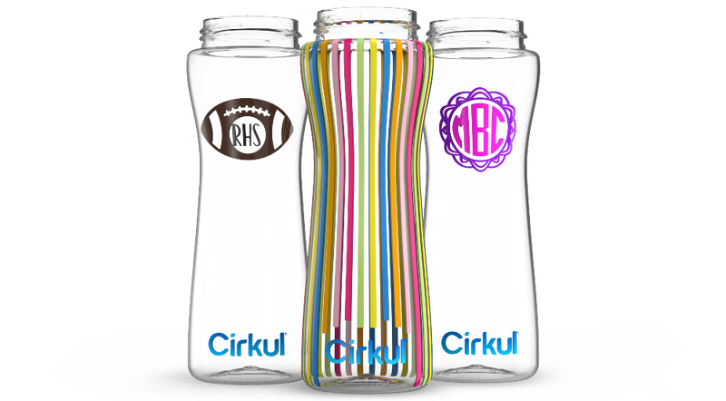 Custom 22oz. Plastic Bottle & Comfort Grip Lid 88N4