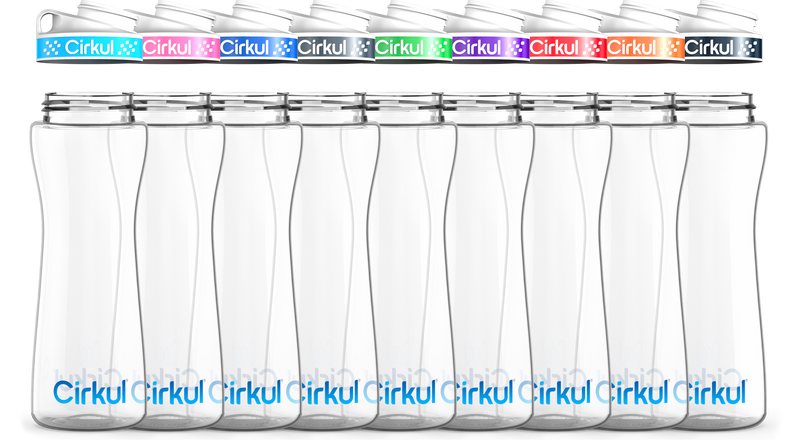 Custom 22oz. Plastic Bottle & Comfort Grip Lid 88N4
