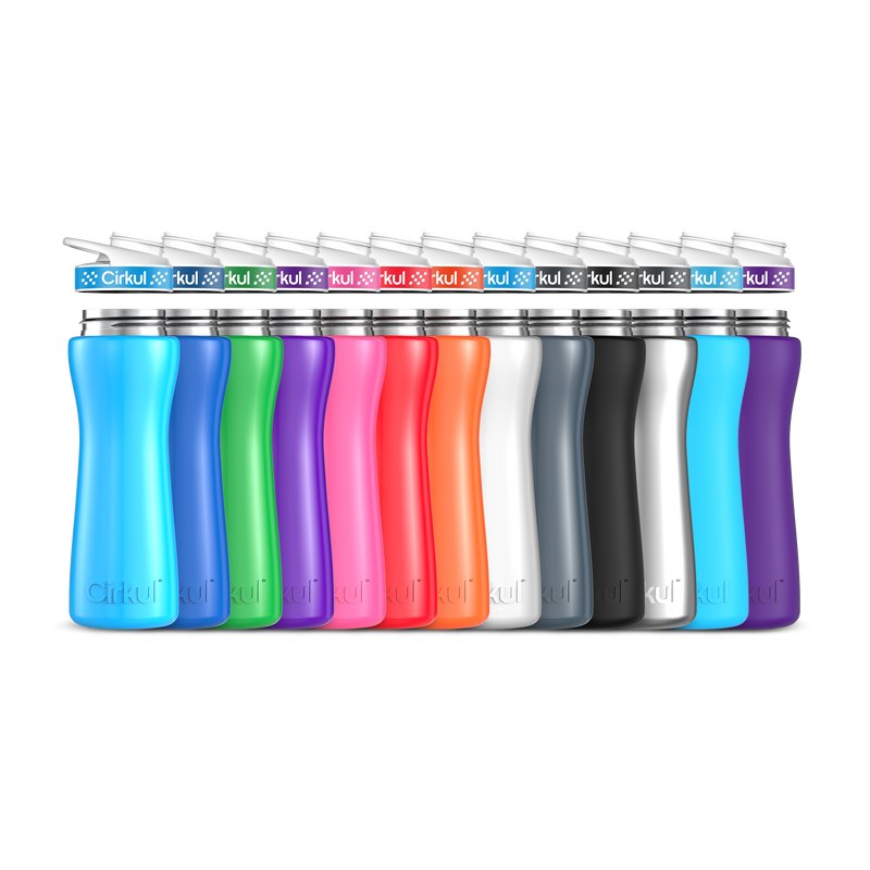 22oz. Stainless Steel Bottle & Comfort Grip Lid J8ZB