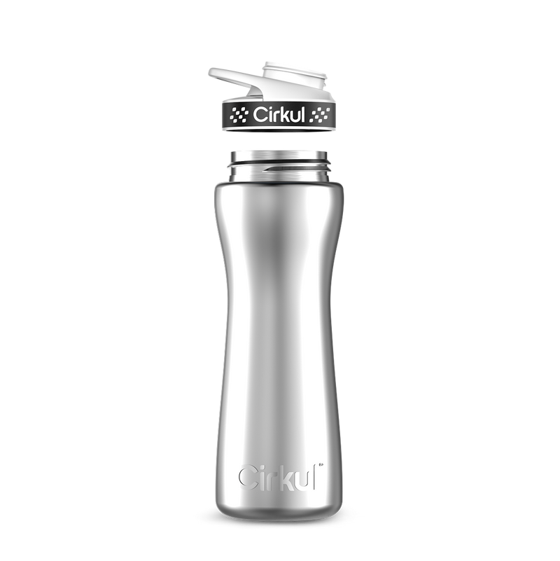 22oz. Stainless Steel Bottle & Comfort Grip Lid J8ZB