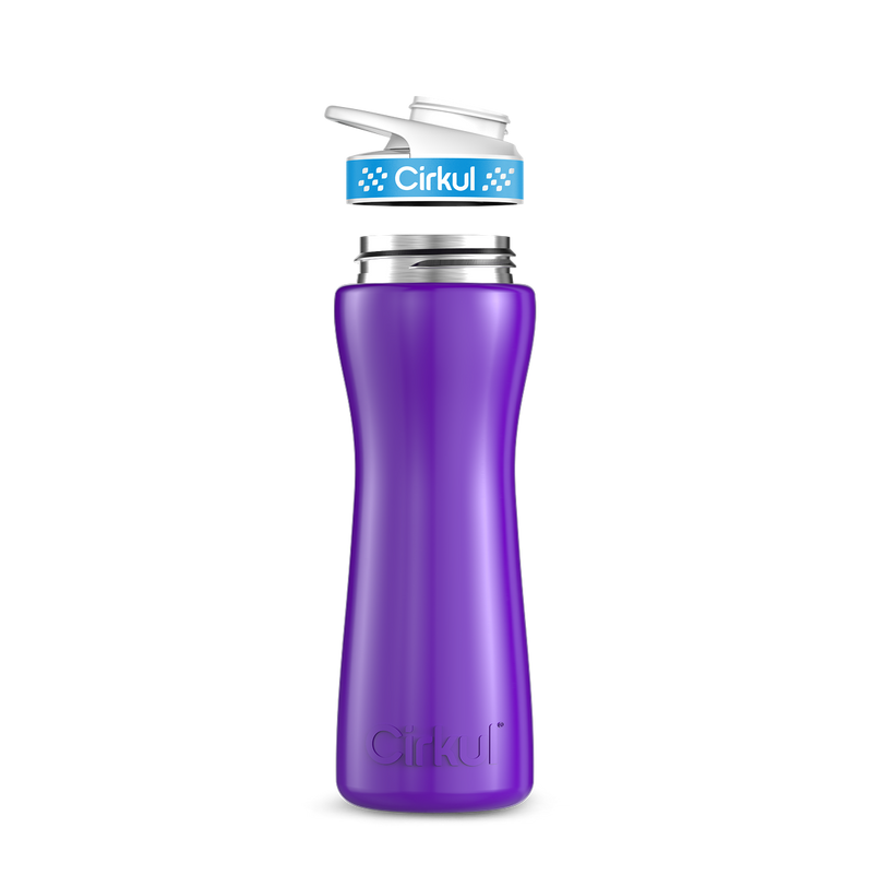 22oz. Stainless Steel Bottle & Comfort Grip Lid J8ZB