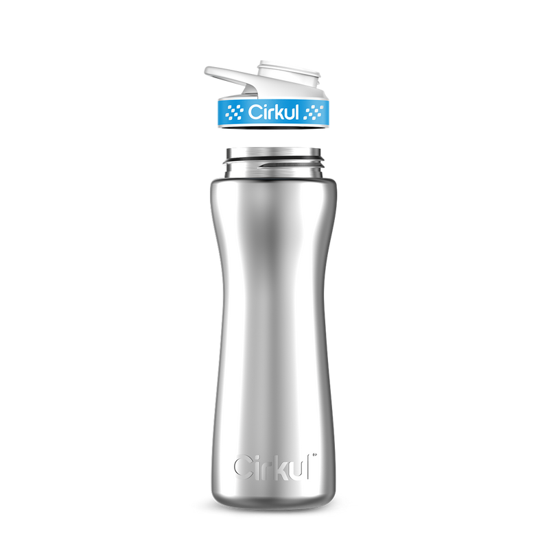 22oz. Stainless Steel Bottle & Comfort Grip Lid J8ZB