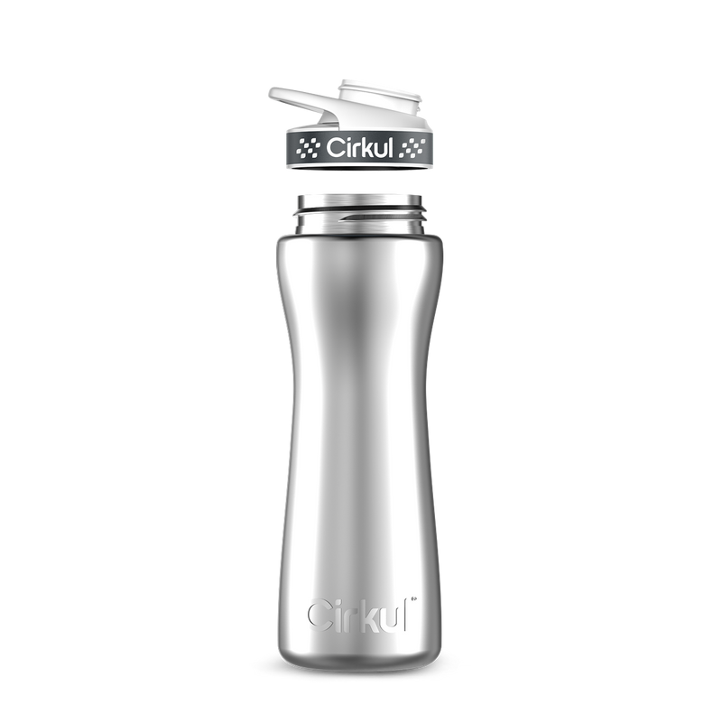 22oz. Stainless Steel Bottle & Comfort Grip Lid J8ZB