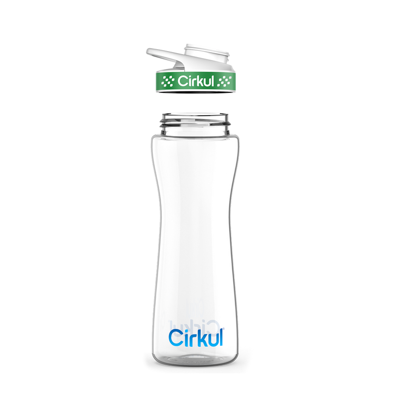 22oz. Plastic Bottle & Comfort Grip Lid BK1G
