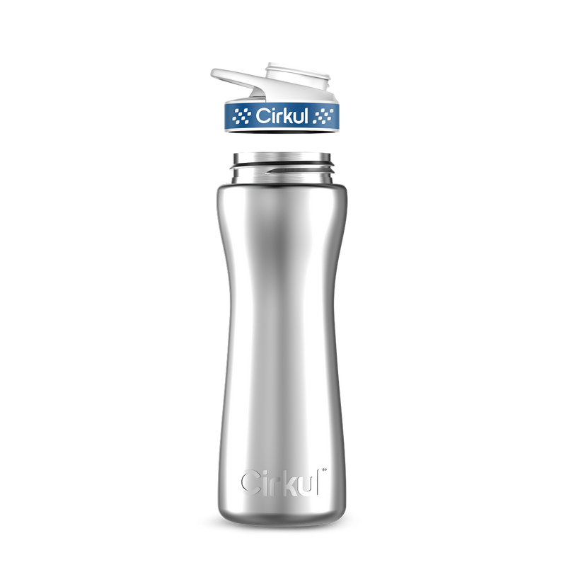 22oz. Stainless Steel Bottle & Comfort Grip Lid J8ZB