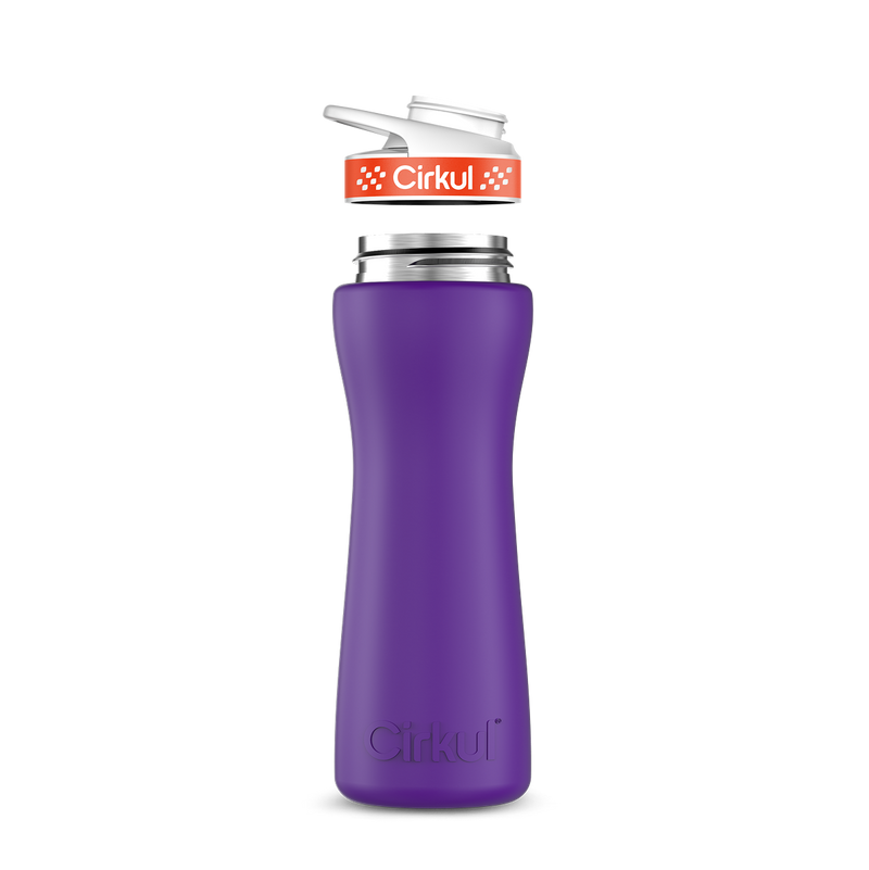22oz. Stainless Steel Bottle & Comfort Grip Lid J8ZB