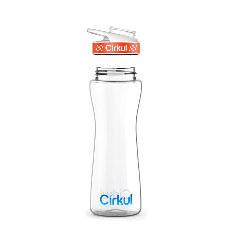 22oz. Plastic Bottle & Comfort Grip Lid BK1G