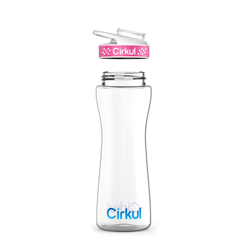 22oz. Plastic Bottle & Comfort Grip Lid BK1G