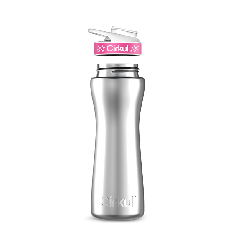 22oz. Stainless Steel Bottle & Comfort Grip Lid J8ZB