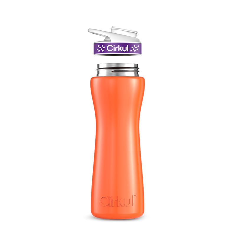 22oz. Stainless Steel Bottle & Comfort Grip Lid J8ZB