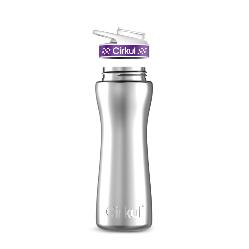22oz. Stainless Steel Bottle & Comfort Grip Lid J8ZB