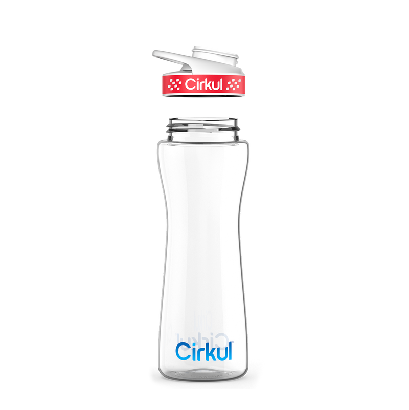 22oz. Plastic Bottle & Comfort Grip Lid BK1G