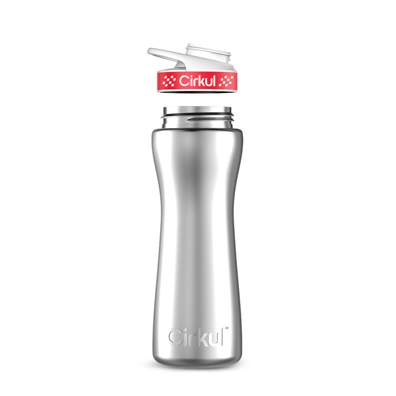22oz. Stainless Steel Bottle & Comfort Grip Lid J8ZB