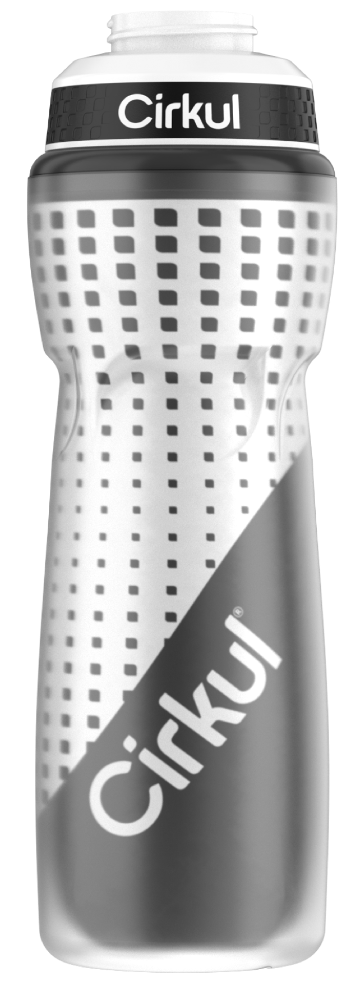 22oz. Insulated Squeeze Plastic Bottle & Sport Lid WDML