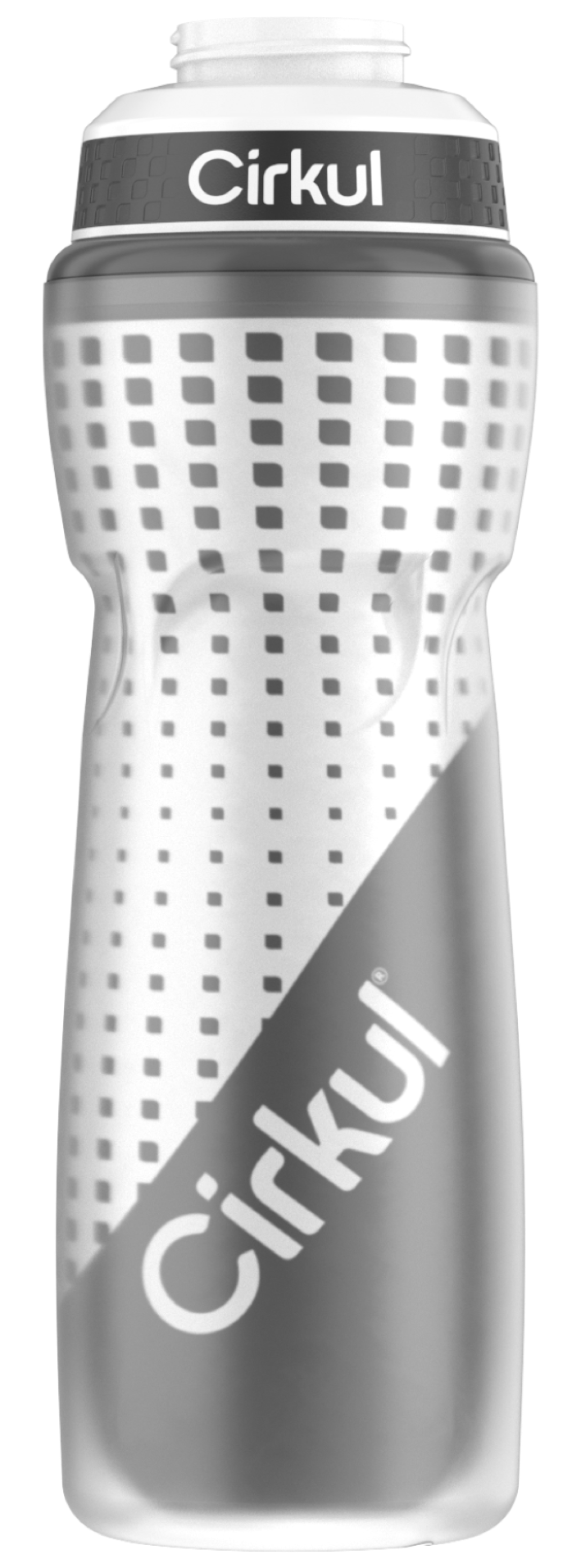 22oz. Insulated Squeeze Plastic Bottle & Sport Lid WDML