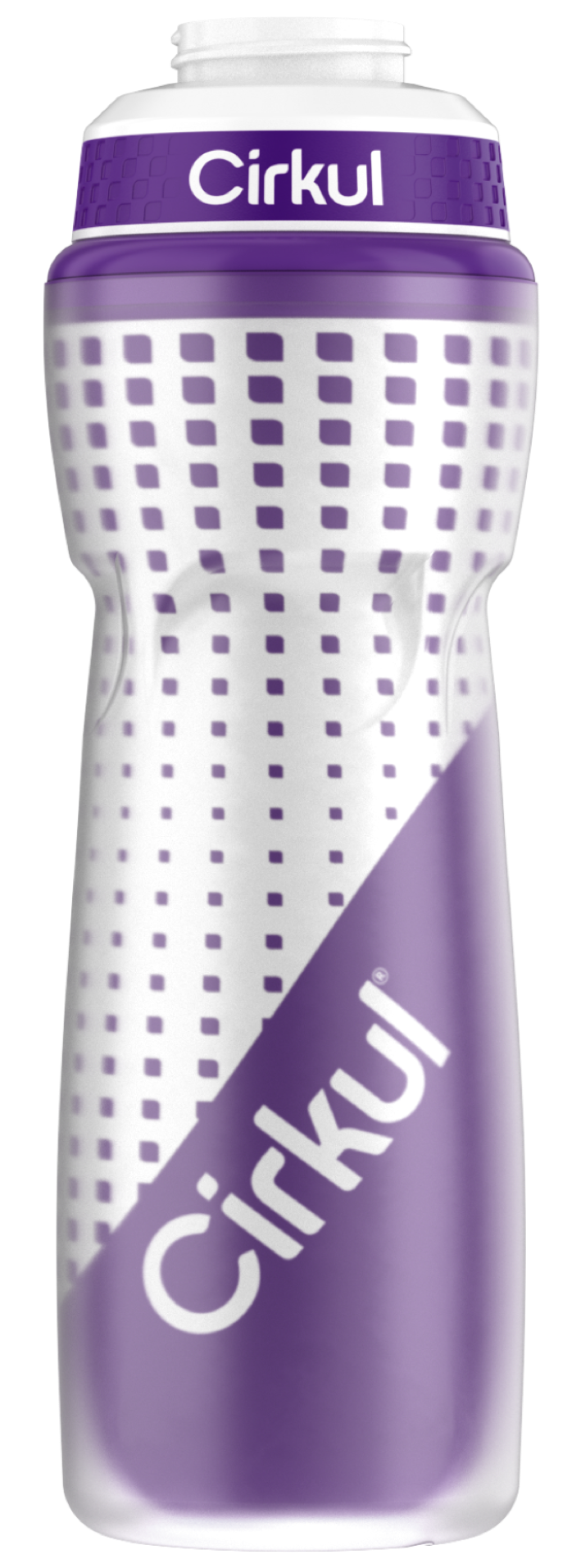 22oz. Insulated Squeeze Plastic Bottle & Sport Lid WDML