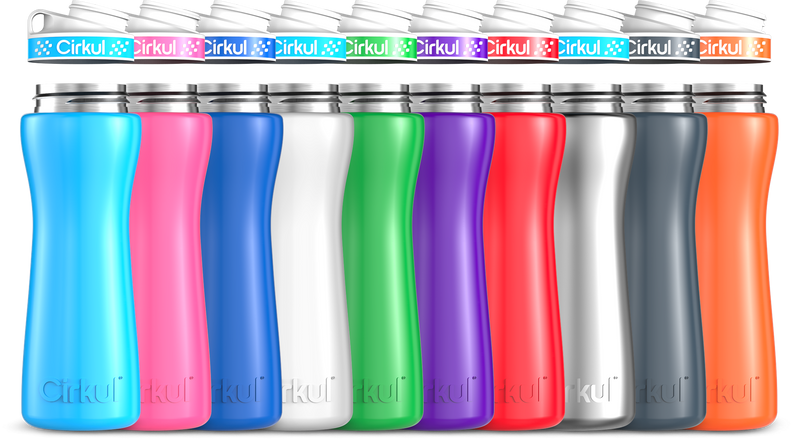 Custom 22oz. Stainless Steel Bottle & Comfort Grip Lid 7Q19