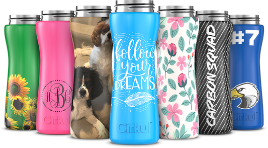 Custom 22oz. Stainless Steel Bottle & Comfort Grip Lid 7Q19