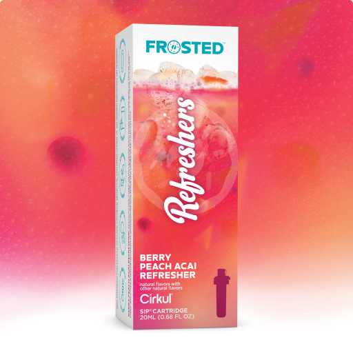 Frosted Berry Peach Acai Refresher 03OP